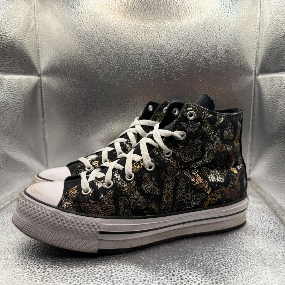 Size 7‎ Converse Chuck Taylor All Star Eva Lift Platform Kids Sneakers A01511C